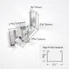 Metal Swivel Bracket for 2"(50mm) Venetian Blinds - L-Shaped Lock