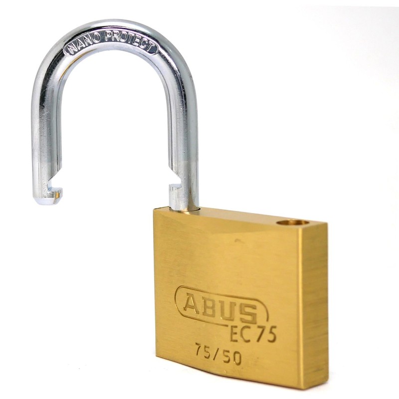 ABUS BPEC75/50 KD Dimple Cylinder Brass Padlock - Rose No