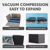 8 Pack - Bass Traps Acoustic Foam Corner, 8''x8''x12'' Black