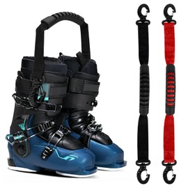 tashippa Ski and Boot Carrier Straps, Shoulder Sling with Carrying Buckle, Roller Skate Leash for Skiing, Snowboarding, Ice Skate