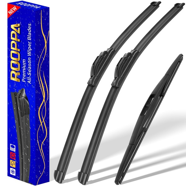 3 wipers Replacement for 2003-2008 Honda Pilot, Windshield Wiper Blades