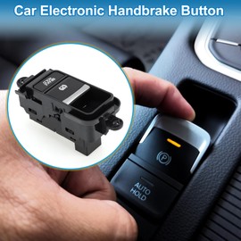 A ABSOPRO Bremsknopf Parkschalter Parkbremssteuerungsschalter für Honda Kunststoff Schwarz