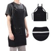 Nail Polish Apron Adjustable Nail Salon Kitchen Bib Aprons Cosmetic