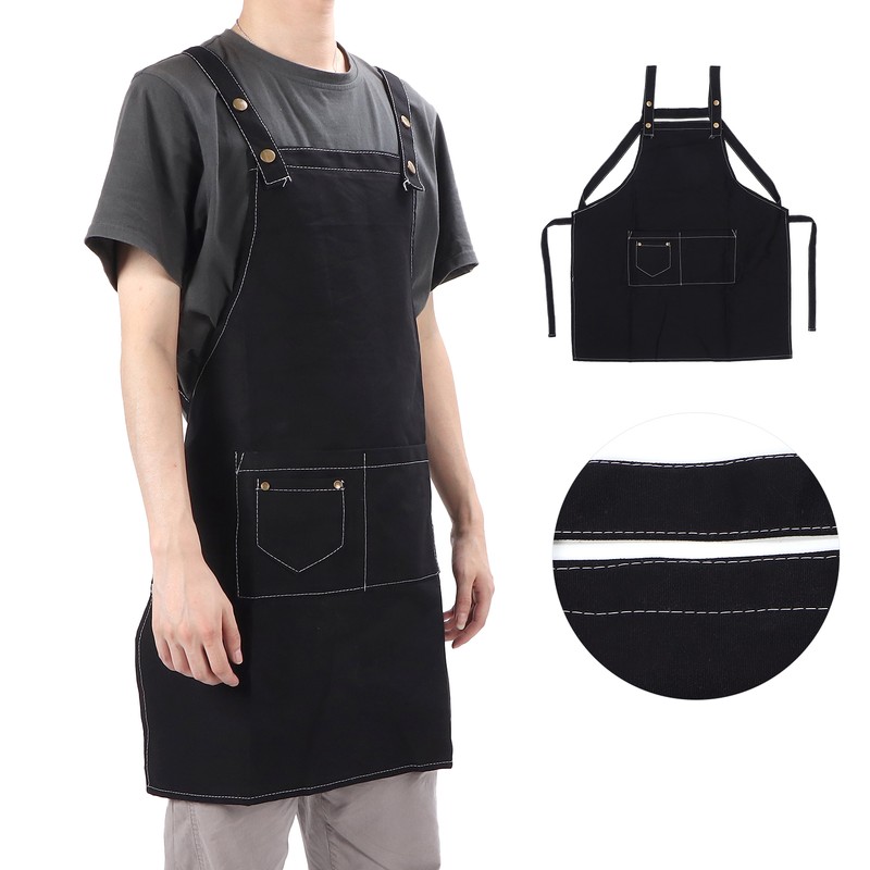 Nail Polish Apron Adjustable Nail Salon Kitchen Bib Aprons Cosmetic