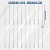 Nivofu Juego De 20 Cepillos para Biberones De Acero Inoxidable,