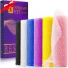 UJFQBH 6 Pieces African Bath Sponge African Net Long Net