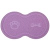 DM 8-Shaped Small Cat Litter Box Debris Catcher Mat, 18x10