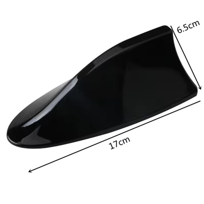 2 Pack Universal Shark Fin Car Roof Antennas with AM/FM