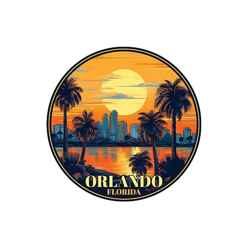 Orlando Florida B Souvenir Fridge Magnet 2-Inch