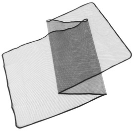 Vaguelly 2 Sets Railing Net Safety Bebe Railing Mesh Banisters Toys Babies Protective Home Stair Net Liner Proofing Window Guard for Children Cots Mini Mesh Pet Gate Black Polyester