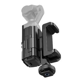 FEICHAO Cell Phone Holder Clip with Cold Shoe Mount Expansion Adapter Compatible with Osmo Pocket 3