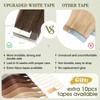 Benehair Tape-In Real Hair Extensions, 35 cm, Tape-In Hair Extensions,