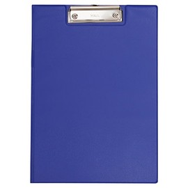 MAUL Clipboard Folder, A4, Clear Internal Pocket, Blue, 2339237, 1 pcs
