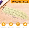 Curved Hot Ruler for Sewing, 12X4 Inch Hot Hem Ruler