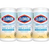 Clorox Free & Clear Cleaning Wipes, Light Lemon Scent, 75