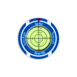Golf Green Slope Reader with Golf Ball Marker Hat Clip, High Precision Golf Putting Green Reader Golf Slope Putting Level Bubble Golf Level Marker Golf Putting aid for Indoor Outdoor