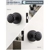 SORWDUERM Oil Rubbed Bronze Knobs Passage Door Knobs Interior Door