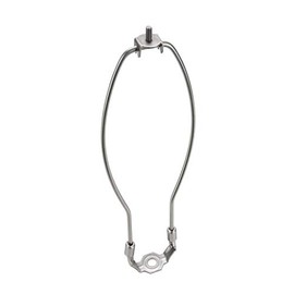 Aspen Creative 20008-2 Saddle, 11" Lamp Harp, Satin Nickel