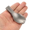 Ti Folding Spork Lightweight Outdoor Dinner Spork Flatware for Travel