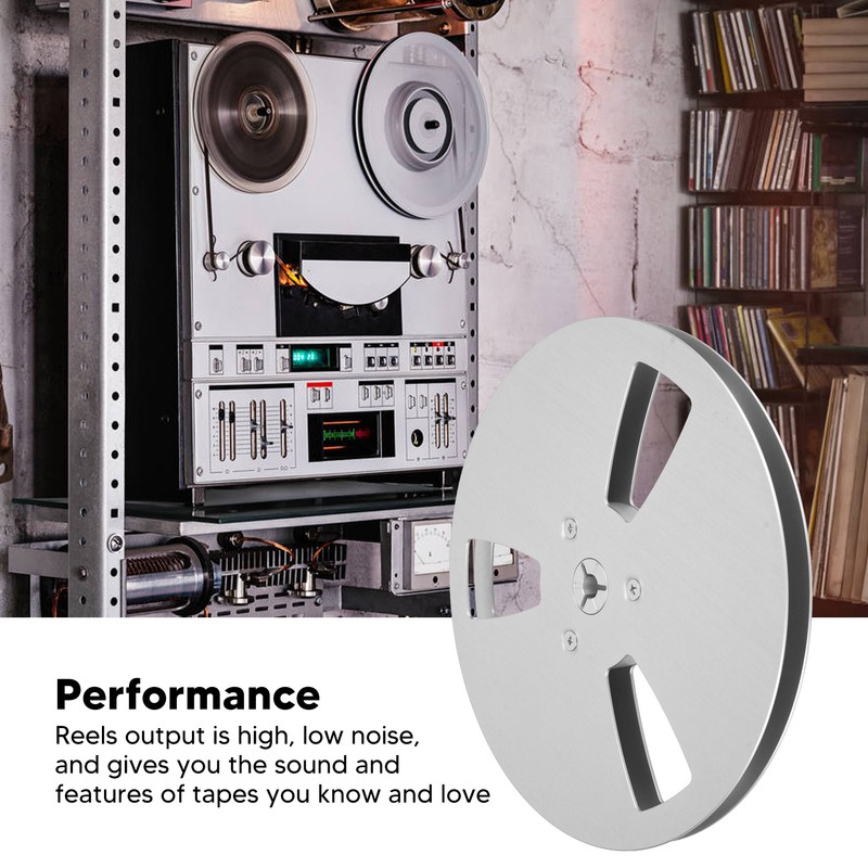 1/4 7 Inch Empty Tape Reel 3 Holes Wind Resistance