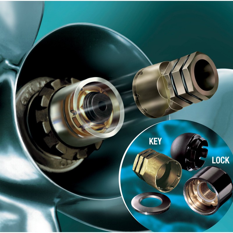 McGard 74040 Marine Propeller Lock Set (M18 x 1.5 Thread