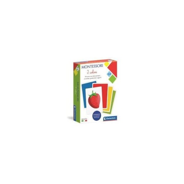 Clementoni Sapientino Montessori - Colour Cards, Educational Game Montessori Children
