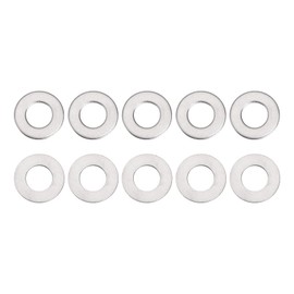 DTGN 20.5mmx1.5mm(ODxT) 316 Stainless Steel Flat Washers - 50Pack - Good for 3/8" Industrial Machinery Screw Bolt - Flat Ring Gaskets - Silver Tone