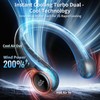 ZHZW Portable Neck Fan with 6000mAh USB - Rechargeable Battery,