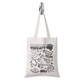 TSOTMO Occupational Therapy Tote Bag OT Gift Occupational Therapist Graduation Gifts for Sister Daughter (Therapy fine toteCA)