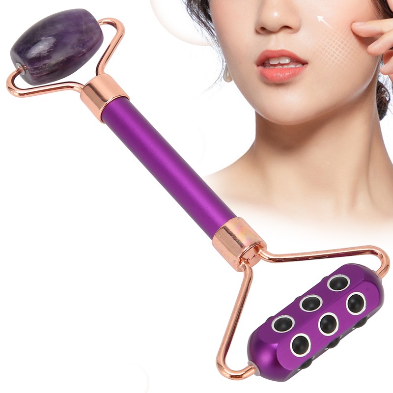 Facial Roller Tightening AntiAging Germanium Stones Facial Massage Jade Stone