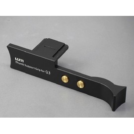 LIM'S Camera Thumb Support Grip 6061 Aluminum Handgrip for Leica Q3 [Black]