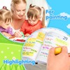 TIESOME Mini Pastel Highlighter, 6-Pack Cute Bear Highlighter Set Kids
