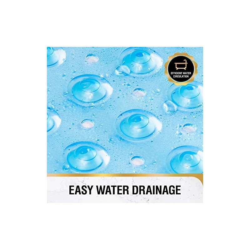 HITSLAM Bath Mat for Tub, Non Slip Bathtub Mat, 40