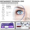 SIGVAN 4 Pack Progressive Multifocus Reading Glasses for Women Men