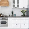 Ravinte 10 Pack Matte Black Cabinet Pulls Single Hole Black
