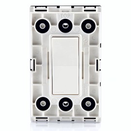 Leviton 5601-2W 15 Amp Decora Weather-Resistant Single-Pole Switch, White