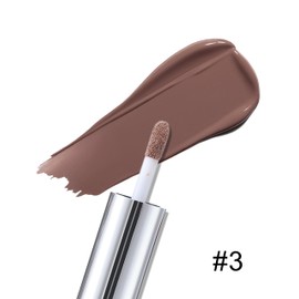 Erinde Sombra de Ojos Líquida Mate, Fórmula en Crema Resistente al Agua y a Las Manchas, Color Duradero y Modulable, Tono Matte Nude Neutro, Fórmula Difuminable Dura Todo el Día,#3