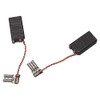 vhbw 2 x Carbon Brush Motor Carbon Abrasive Carbon 6.3