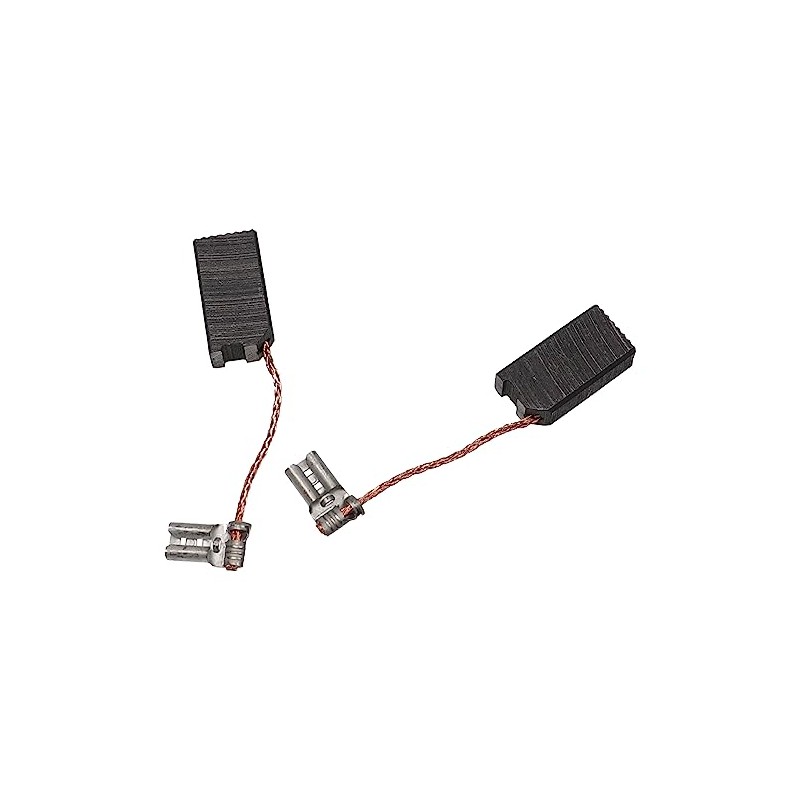 vhbw 2 x Carbon Brush Motor Carbon Abrasive Carbon 6.3