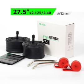 Chooee Bicycle Inner Tube 26/27.5/29 Inches, MTB Inner Tube 26/27.5/29 x 1.75/2.125, 1.95/2.125, 2.125/2.40, AV32/FV48