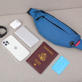 TINYAT Fanny Pack for Women Fashion Fanny Pack 3 Zipper Pockets Waist Bag Crossbody Bag Casual Fanny Pack for Travel Hiking Cycling Party TY2016, Green/2003, Campaigns