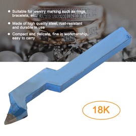 Stamp for Silver, Steel Stamping Tool, Steel Curved Jewelry Punch Stamp Mold Ring Bracelet Marking Tool for 925 24K S925 18K S990(18K)