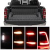 Lathsy LED Tail Light Black Cover with Blind Spot Compatible