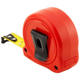 SOLA Tape Measure Compact ME 3 m / 16 mm Pocket Tape Measure with Belt Clip Steel Tape Painted Yellow with mm/inch Scale Accuracy Class II Roll Meter with Movable End Hook Length 3 m / 16 mm