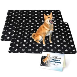 EZwhelp Reusable Dog Pee Pads, Washable Waterproof Mats for Dog Potty Training or Whelping Pads, 29x29 Inch, 2 Pack