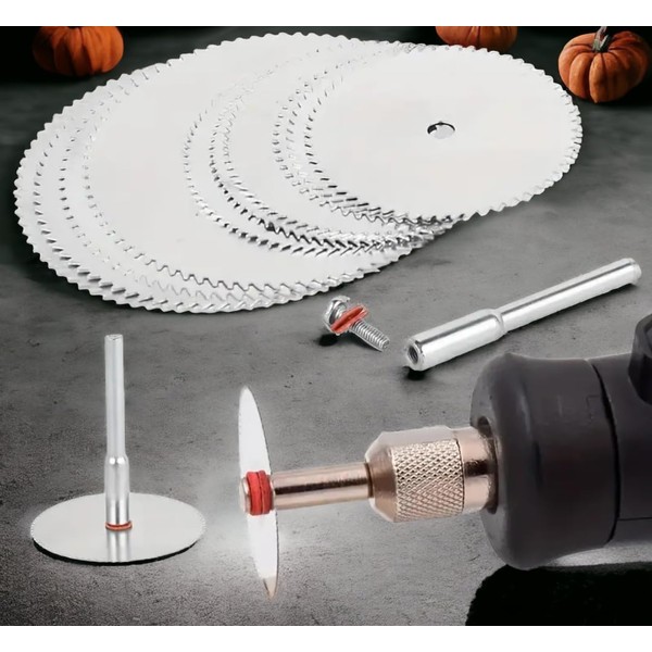 DIY tool 11 PCS Mini HSS Circular Saw Blade Set - Wood, Aluminum, Plastic Cutting Discs
