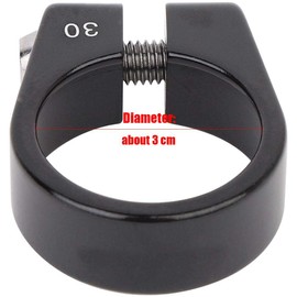 Pipe Clamp, Motorcycle Pipe Clamp Bolt Type, Exhaust Pipe V-Band Clamp, Universal, Bicycle Seat Post Clamp, 0.1 inch (3 mm), Aluminum Alloy, Bicycle Clamp