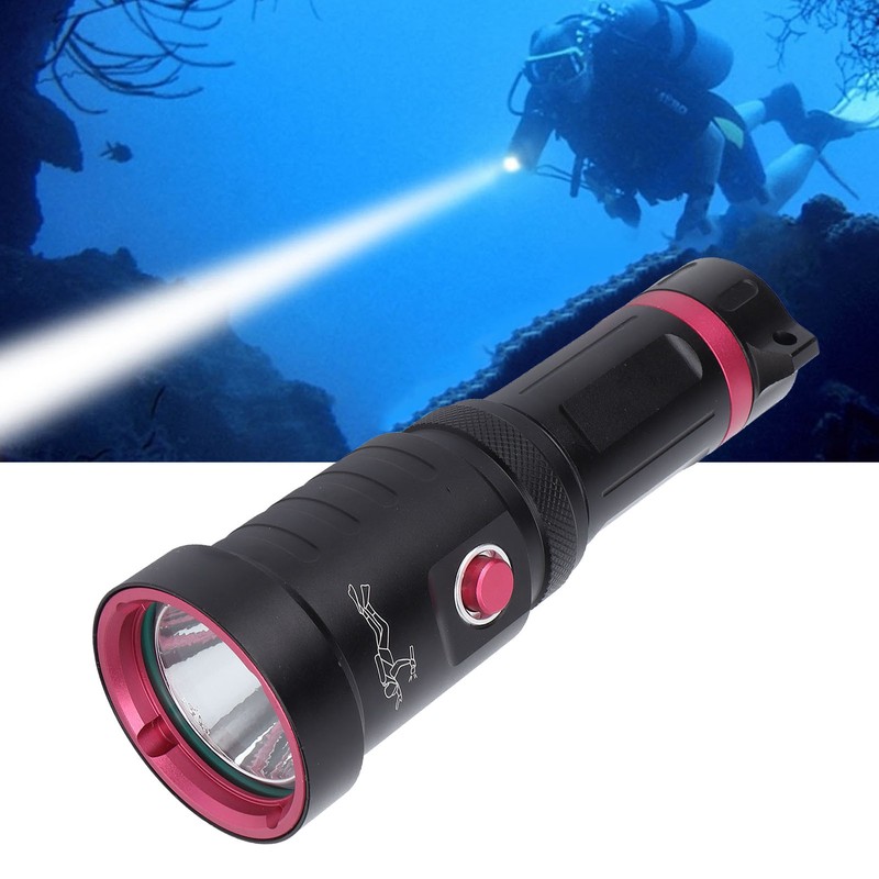 XHP70 5000lm Diving Lights Aluminum Alloy 100m IPX6 Waterproof Underwater
