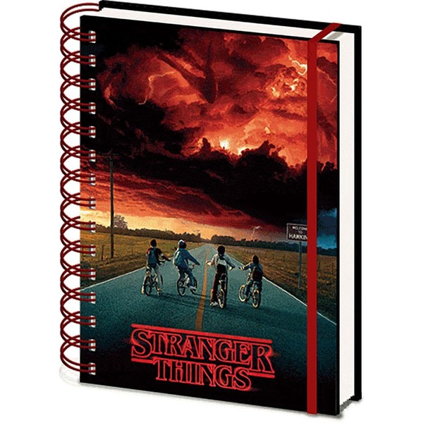 Stranger Things A5 Wiro Notebook with Lenticular Cover featuring The