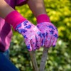 Kent & Stowe Kids Gardening Gloves Dinosaur Pink
